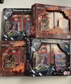 One Piece Card Game: Illustration Box (IB-05) Vol.5 x2 and Vol.6 x2 Sealed! 🔥 - Image 1
