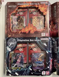 One Piece Card Game: Illustration Box (IB-05) Vol.5 x2 and Vol.6 x2 Sealed! 🔥 - Image 2