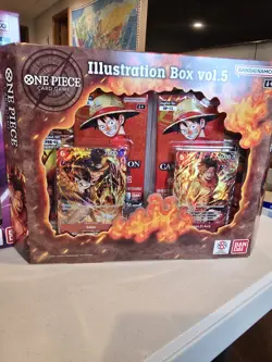 One Piece TCG illustration Box 3, 4, 5 and LOTM Double Pack Set 8 Factory Sealed - Image 5