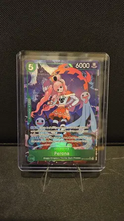 One Piece TCG OP14-033 Perona Alt Art OP14 The Azure Sea's Seven NM ENGLISH - Image 1