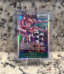 One Piece Perona OP14-033 Super Rare (SR) The Azure Sea's Seven - Image 1