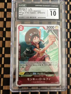 Monkey.D.Luffy #OP06-013 Wings of the Captain One Piece TCG Foil Rare - Image 1