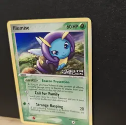 Pokemon TCG Illumise Delta Species 45/113 Reverse Holo Uncommon 60HP Card 2005 - Image 3