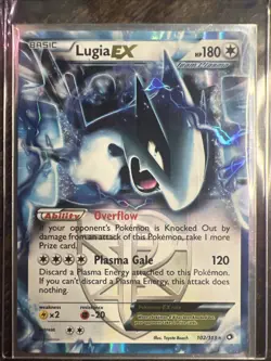 Pokemon BW Lugia EX 102/113 Legendary Treasures Ultra Rare Card HP - Image 1