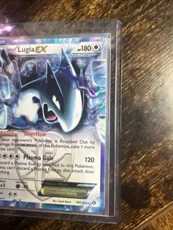 Pokemon BW Lugia EX 102/113 Legendary Treasures Ultra Rare Card HP - Image 2