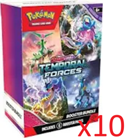 * LOT OF 10* Pokemon Trading Card Game Temporal Forces Booster Bundle Sealed 820650854125 - Image 1
