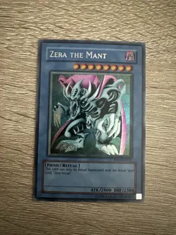Yugioh Cards Zera The Mant PP01 Secret Rare Holo With Bonus Gift - Image 1