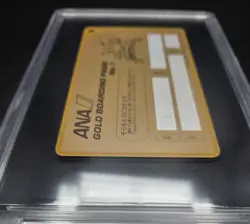 PSA 10 Pikachu ANA Pokemon Jet Gold Boarding Pass No.1 Promo Japanese Card 1998 - Image 5