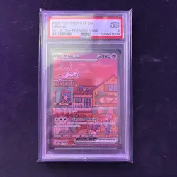 Pokemon TCG 2023 Ultra Premium Collection Mew EX Promo Card #53 PSA 9 Mint - Image 1