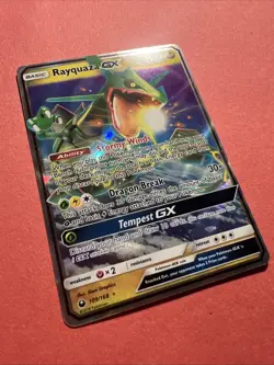 Pokemon TCG Rayquaza GX Holo Ultra Rare Card Celestial Storm 109/168 - Image 2