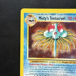 Pokemon TCG Misty's Tentacruel Gym Heroes Holo Card 10/132 Vintage WotC - Image 2