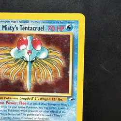 Pokemon TCG Misty's Tentacruel Gym Heroes Holo Card 10/132 Vintage WotC - Image 3