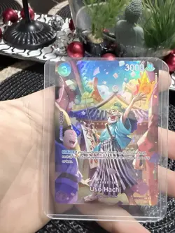 Bandai Uso-Hachi Holo - One Piece Card Game Character Card ST10-001 - 3000 Power - Image 1