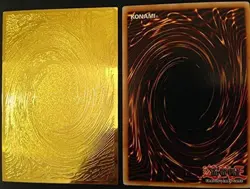 Yugioh Blue-Eyes White Dragon Custom Golden Metal Card English - Image 2