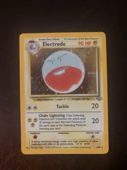 Pokemon TCG Electrode Holo Rare Card 2/64 Jungle Base Set Unlimited LP - Image 1