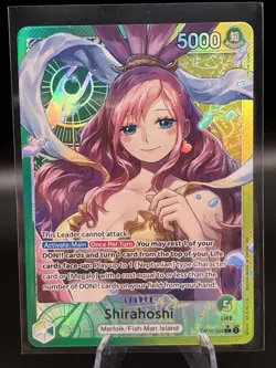 One Piece Card Game - Shirahoshi - Leader - OP11-022 - Alt Art English - Image 1