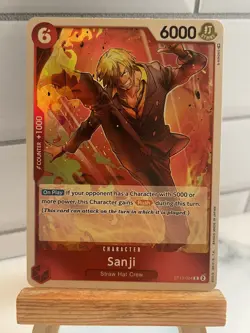 Sanji ST10-004 Three Captains Holo Rare One Piece TCG Card Game - Image 1