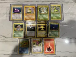 Pokemon WOTC Lot 1400 Cards Base Set Fossil Jungle Rocket Neo Discovery and More - Image 1