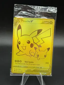 Pikachu V - SWSH145 SWSH: Sword & Shield Promo Cards - Pokemon Card - Sealed DA3 - Image 1