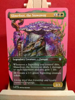Slimefoot, the Stowaway (Borderless) - Commander Masters - Uncommon - NM - MTG - Image 1