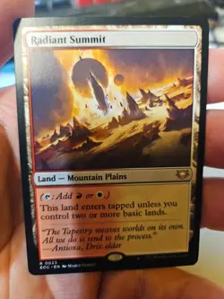 MTG - Edge of Eternities - Radiant Summit - NM - NF - Image 1