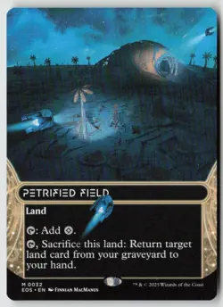 Petrified Field (0032) (Borderless) Edge of Eternities: Stellar Sights (32) Norm - Image 1