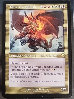 Magic the Gathering MTG Piru, the Volatile (422) Modern Horizons 2 - Image 1