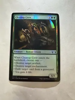 Cleanup Crew NM Streets of New Capenna Foil Magic The Gathering Mtg Near Mint - Image 1