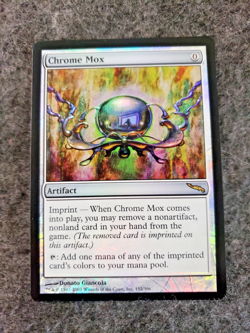 MTG CHROME MOX Mirrodin Foil Rare Magic The Gathering Mint ZERO play .(DS3D1L2) - Image 1