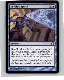 MTG Psychic Spiral U Return to Ravnica 47 NM Magic The Gathering - Image 1
