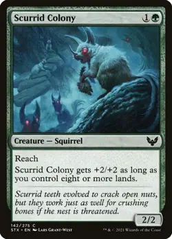 Magic the Gathering (mtg): STX: Scurrid Colony - Foil - Image 1
