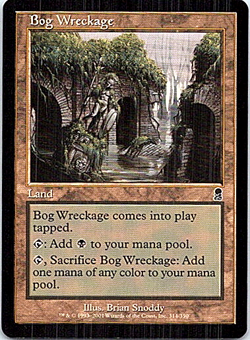 Bog Wreckage Magic The Gathering Odyssey Near Mint - Image 1