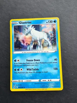 Pokemon Glastrier 051/196 Lost Origin Rare Holographic NM - Image 1