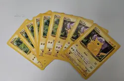 Lot of 1999 Pokemon Pikachu cards (6) 50HP (3) 40HP NM - Image 1