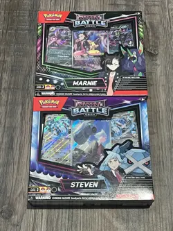 Pokemon TCG Sealed Rival Battle Deck Marnie's/Steven Black Star Promo - Image 1