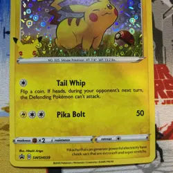 Pikachu SWSH039 General Mills Promo 2020 Holo Rare Holo Pokemon TCG Card NM - Image 3