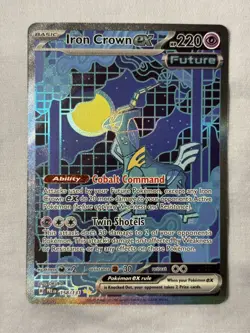 Iron Crown ex 158/131 Sv: Prismatic Evolutions Holo Pokemon TCG - Image 1