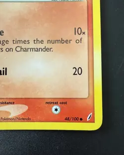 Pokemon TCG Charmander EX Crystal Guardians 48/100 STAMPED Reverse Holo - NM - Image 2