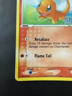 Pokemon TCG Charmander EX Crystal Guardians 48/100 STAMPED Reverse Holo - NM - Image 5