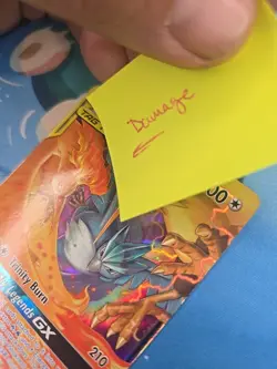 2019 Pokemon Sun & Moon Moltres Zapdos Articuno GX Hidden Fates #44 - Image 5