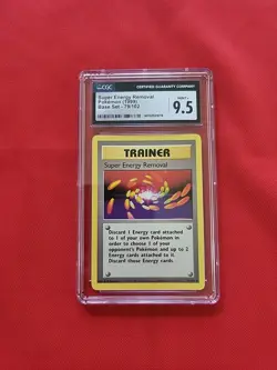 Pokemon: Super Energy Removal #79/102 RARE Base Set 1999 WOTC - CGC 9.5 - A45 - Image 1