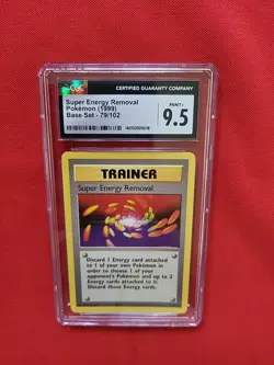 Pokemon: Super Energy Removal #79/102 RARE Base Set 1999 WOTC - CGC 9.5 - A45 - Image 4