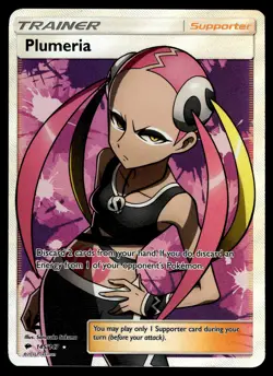 Plumeria (Full Art) 145/147 SM - Burning Shadows Pokemon - Image 1
