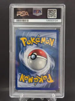1999 POKEMON GAME SHADOWLESS #12 NINETALES HOLO PSA 7 - Image 2