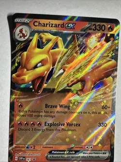 Charizard ex - SVP161 - Pokemon Scarlet & Violet Promo Ultra Rare Holo NM A1 - Image 2