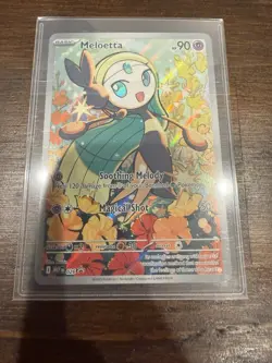 Meloetta EX Full Art 026 Holo Pokemon Black Star Promo - Image 1