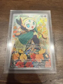 Meloetta EX Full Art 026 Holo Pokemon Black Star Promo - Image 2