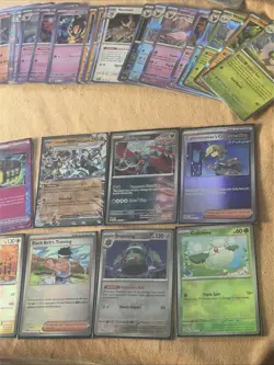 Pokemon Prismatic Evolution bulk lot Commons, Reverse Holos, Holos, EX, Pokeball - Image 3