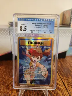 2016 CGC 8.5 Misty's Determination #108 Pokemon Evolutions - Image 2