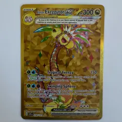 Alolan Exeggutor ex GOLD 248/191 Sv08: Surging Sparks Pokemon TCG Holo NM - Image 1